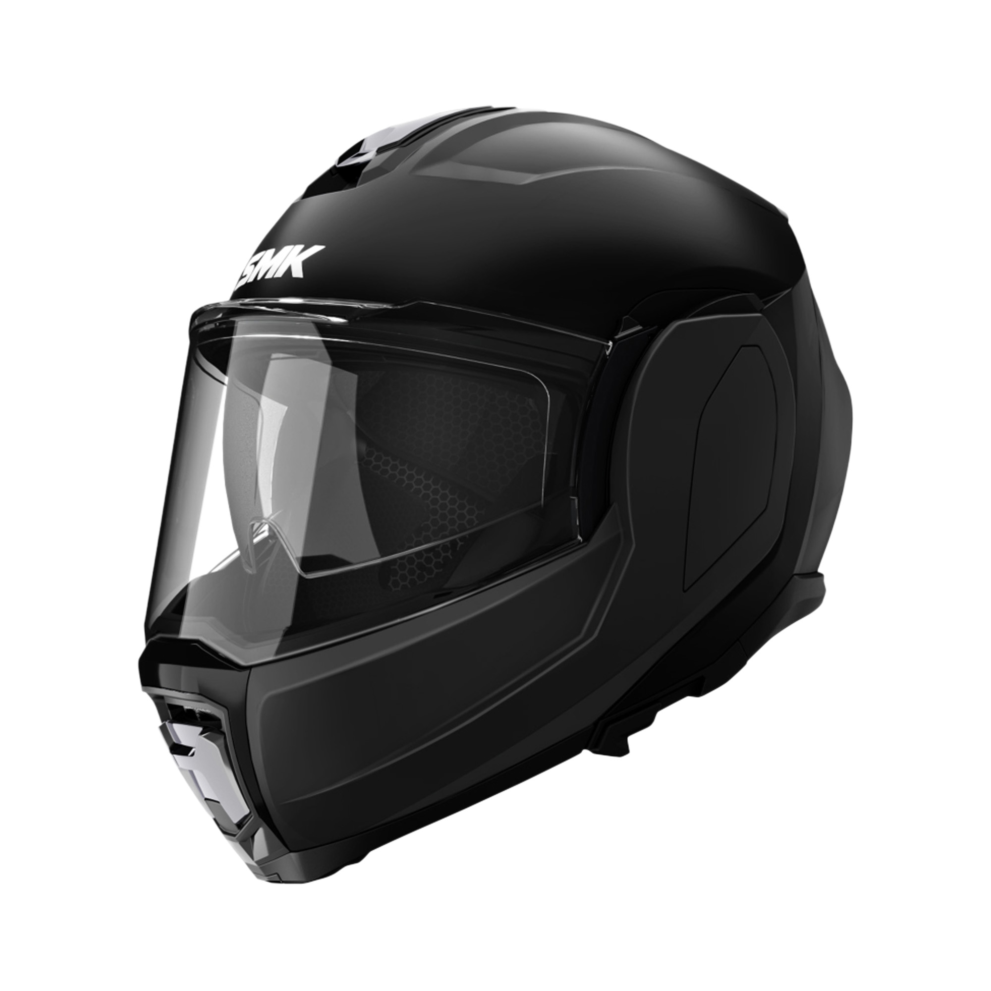 SMK Cygnus Systeemhelm Mat Zwart Maat S