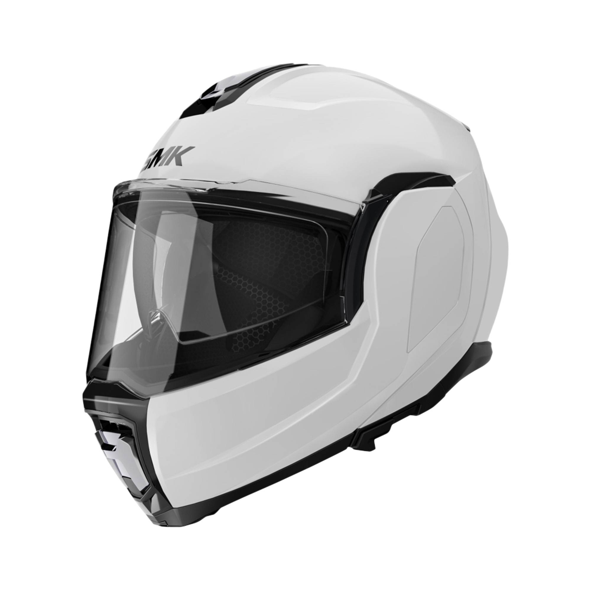 SMK Cygnus Systeemhelm - Wit, Maat L