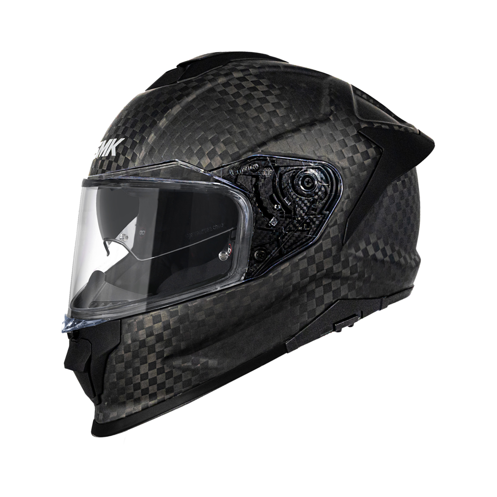 SMK Titan Carbon Motorhelm Mat Carbon Integraalhelm