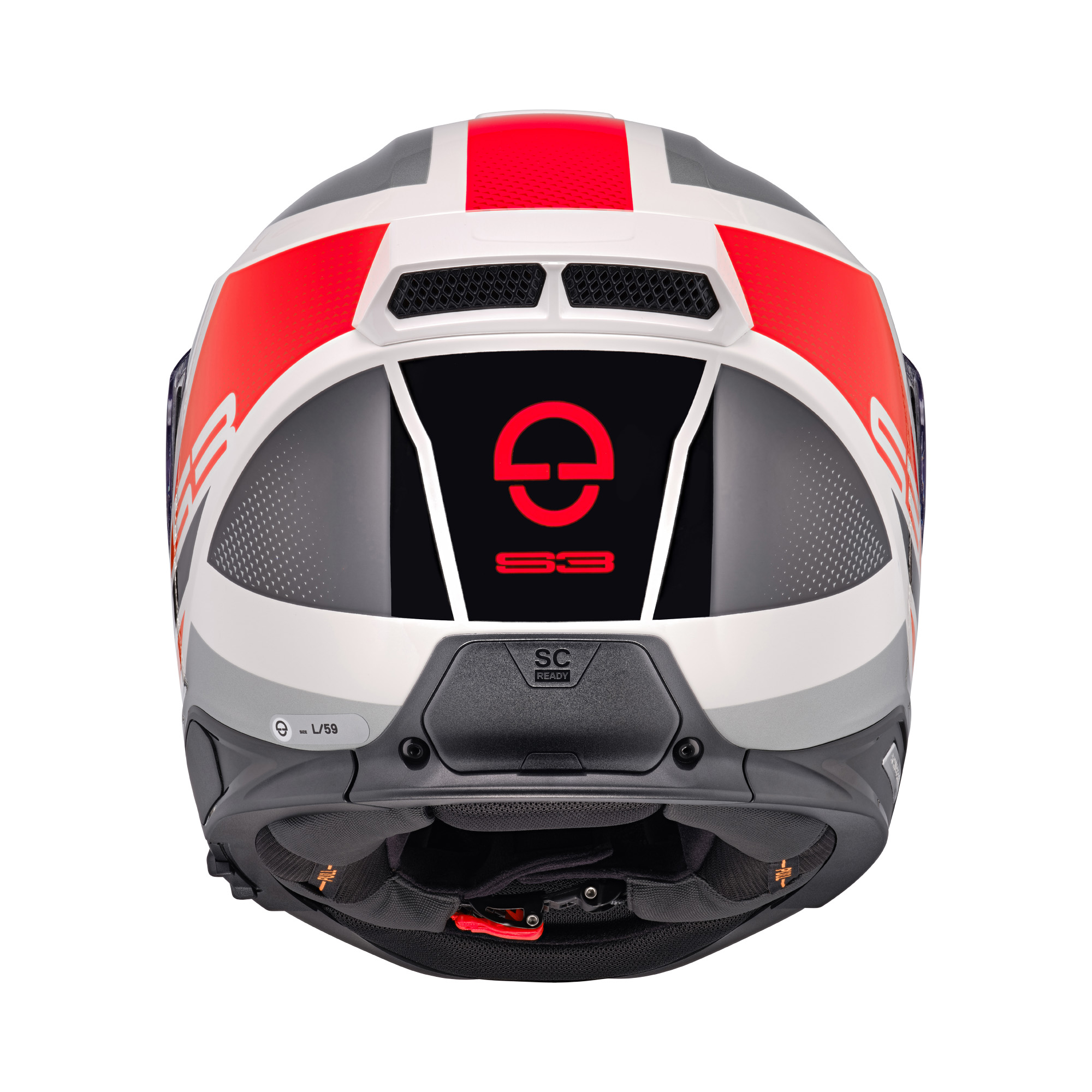 Schuberth S3 Daytona Red Integraalhelm - Maat 63 - Afbeelding 4